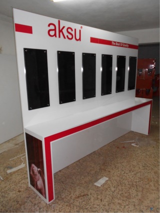 Aksu Ahşap  Ürün Standı